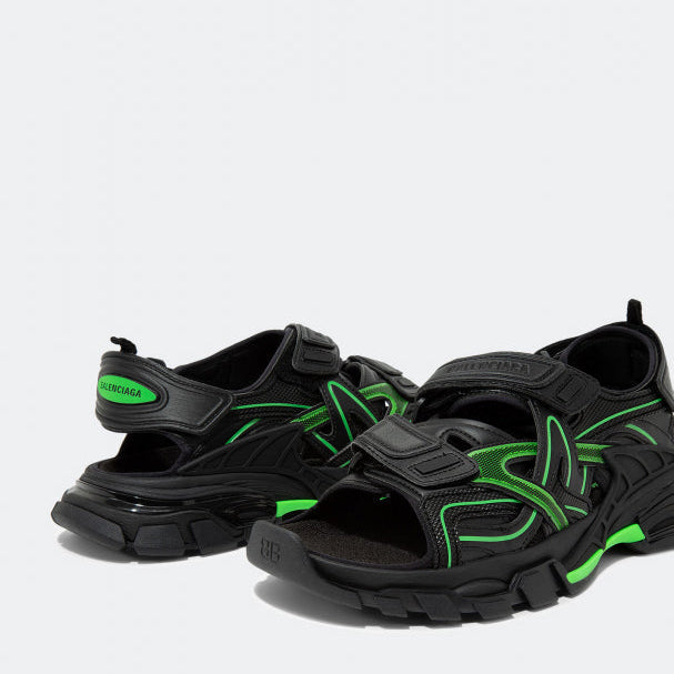 Balenciaga Track Sandal 'Black Fluo Green'
