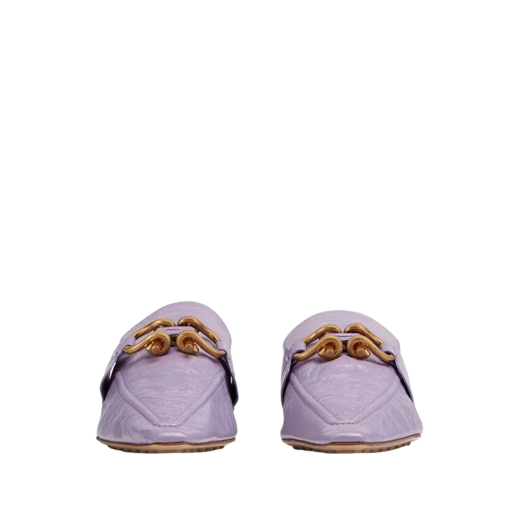 Bottega Veneta Madame Moccasin Loafers in PURPLE