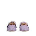 Bottega Veneta Madame Moccasin Loafers in PURPLE