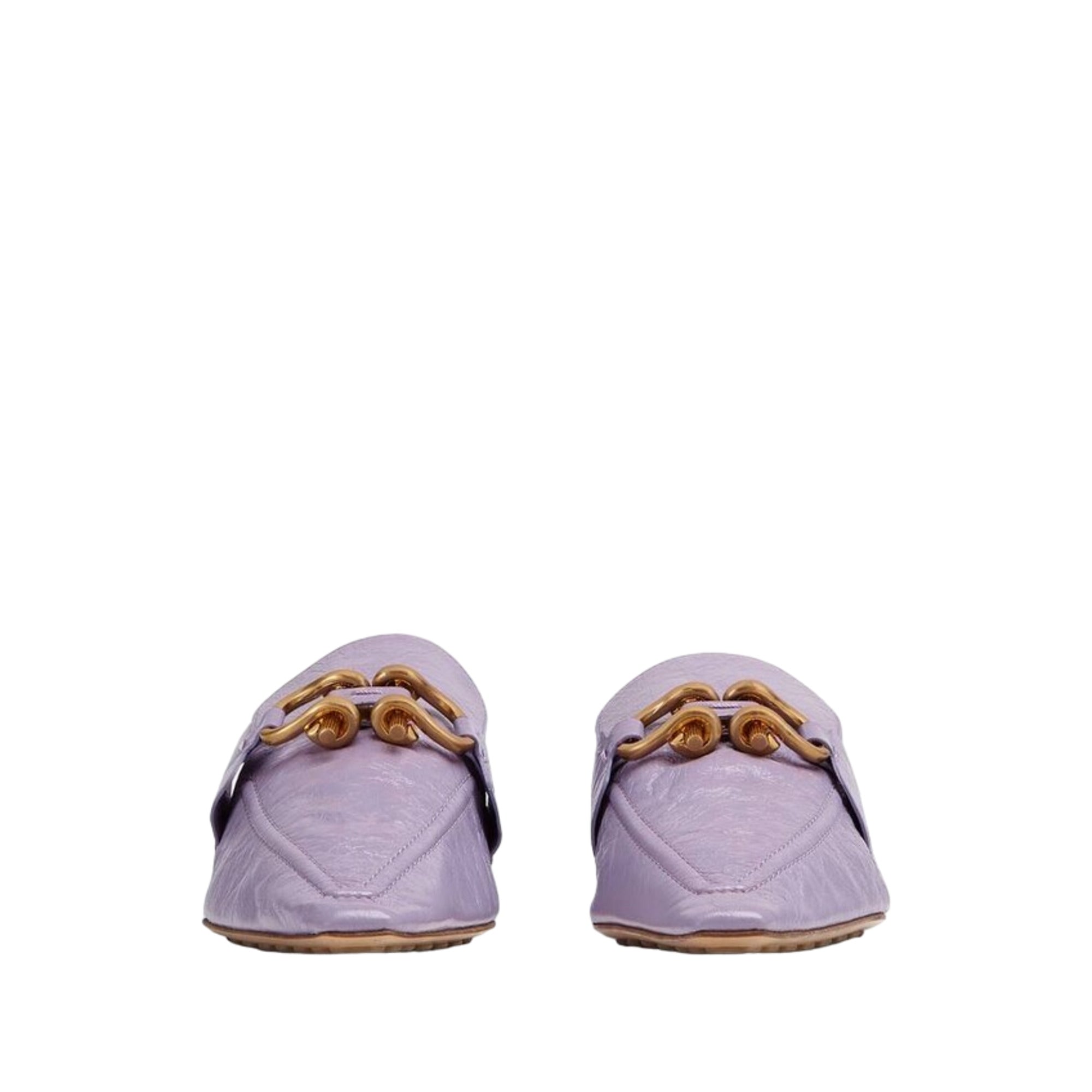 Bottega Veneta Madame Moccasin Loafers in PURPLE