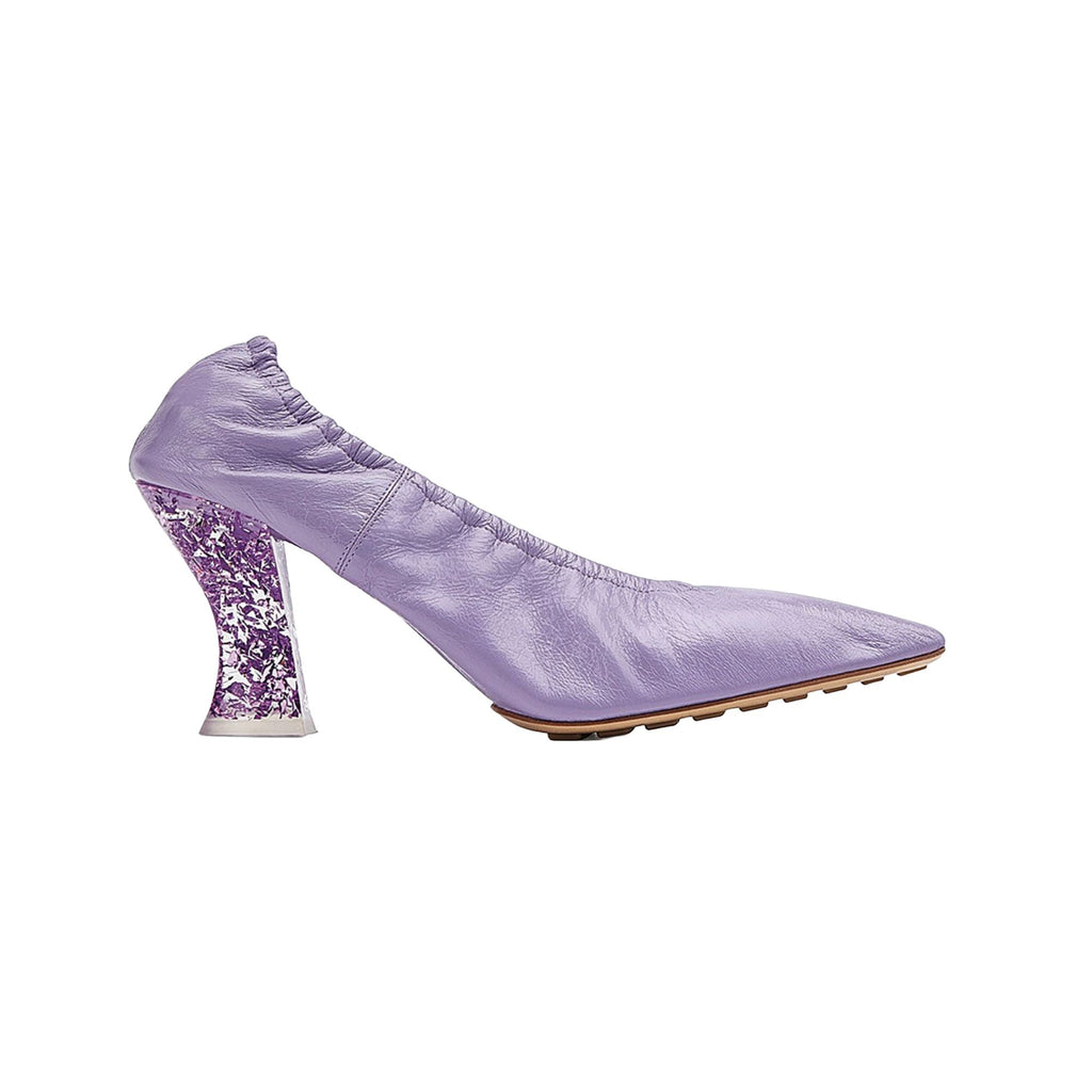 Bottega Veneta Almond 75Mm Pumps in PURPLE