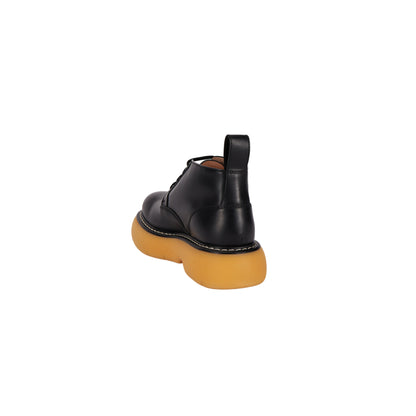 Bottega Veneta Ladies Bounce Combat Boots in Black
