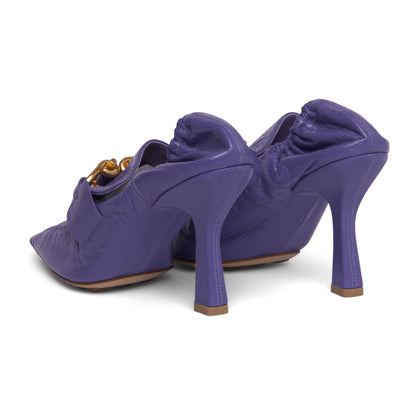Bottega Veneta Ladies The Madame 90Mm purple Pumps