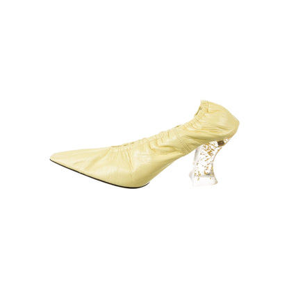 Bottega Veneta Ladies Almond Toe Elasticated 75Mm Pumps