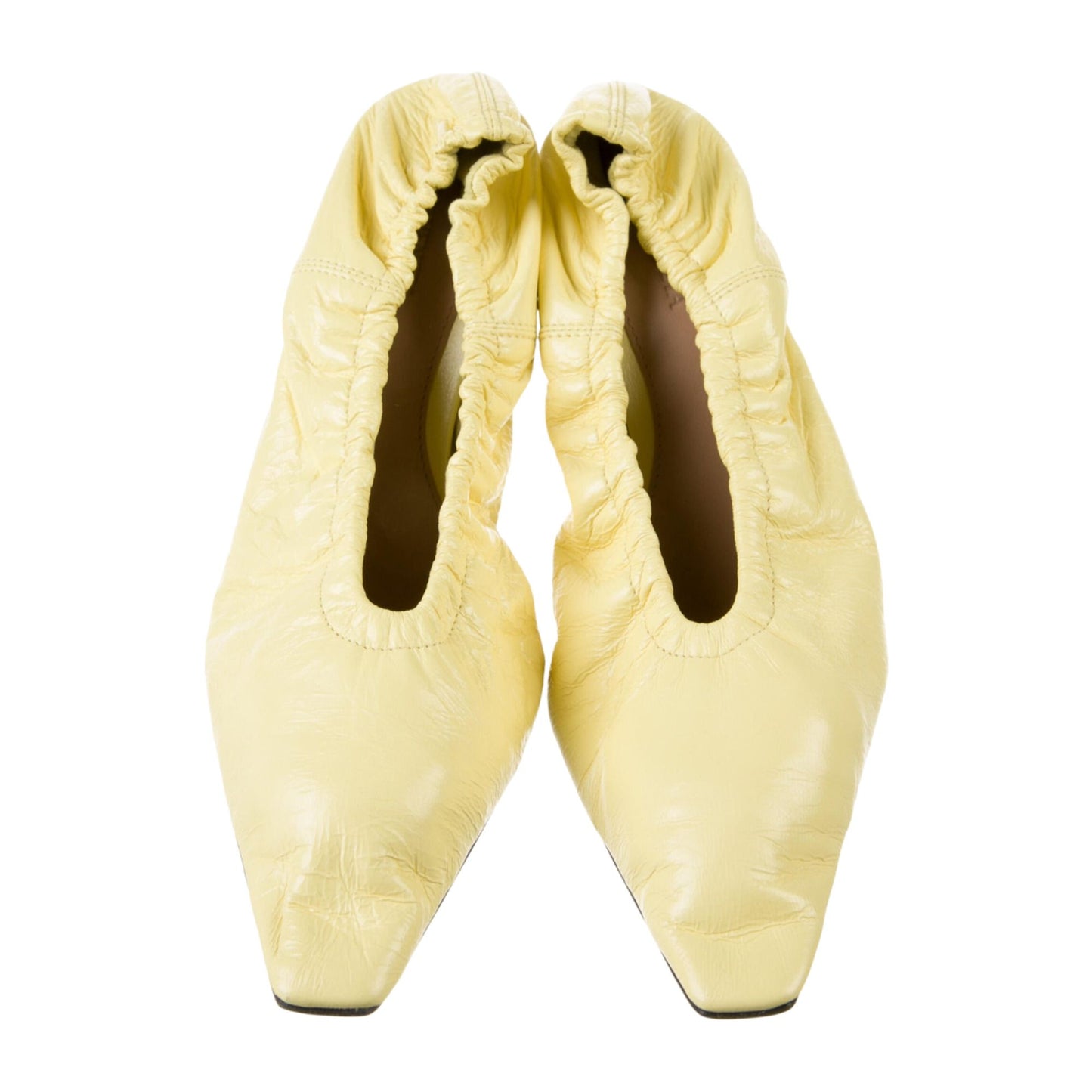 Bottega Veneta Ladies Almond Toe Elasticated 75Mm Pumps