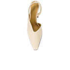 Bottega Veneta Leather Pumps Off-White