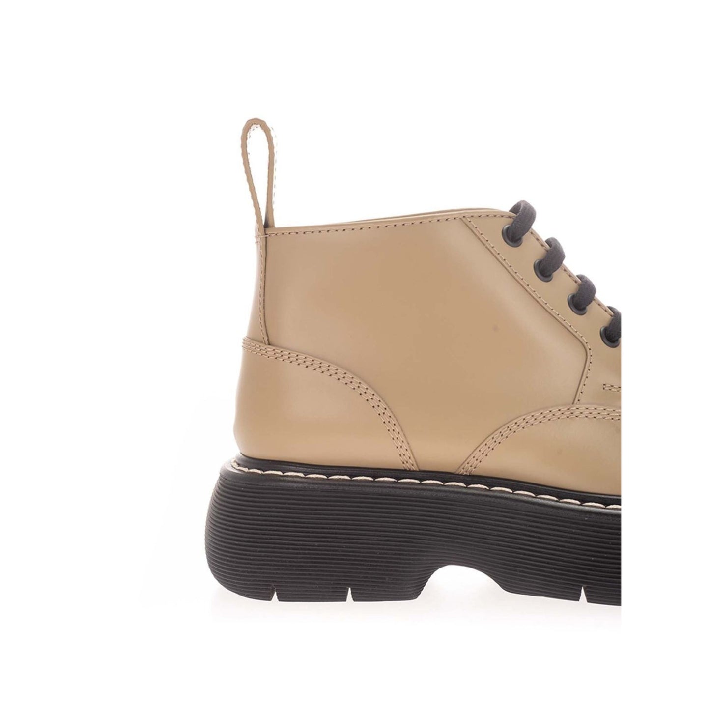 Bottega Veneta Ladies The Bounce Lace-Up All Spice Black Boots