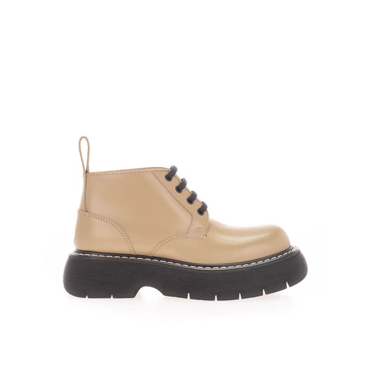 Bottega Veneta Ladies The Bounce Lace-Up All Spice Black Boots