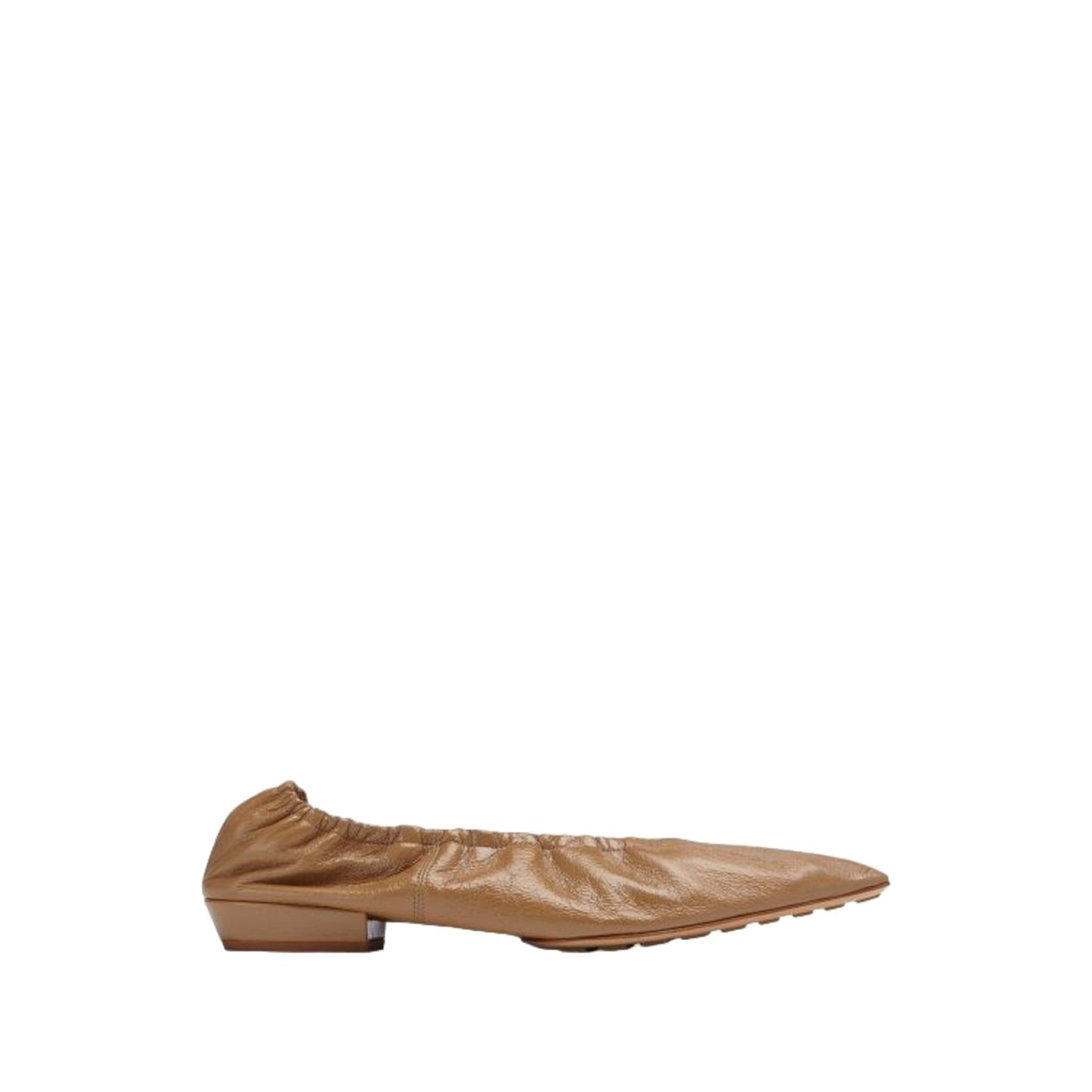 Bottega Veneta Ladies Leather Ballerina Shoes