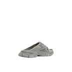 Balenciaga Track Sandal Slides in Grey
