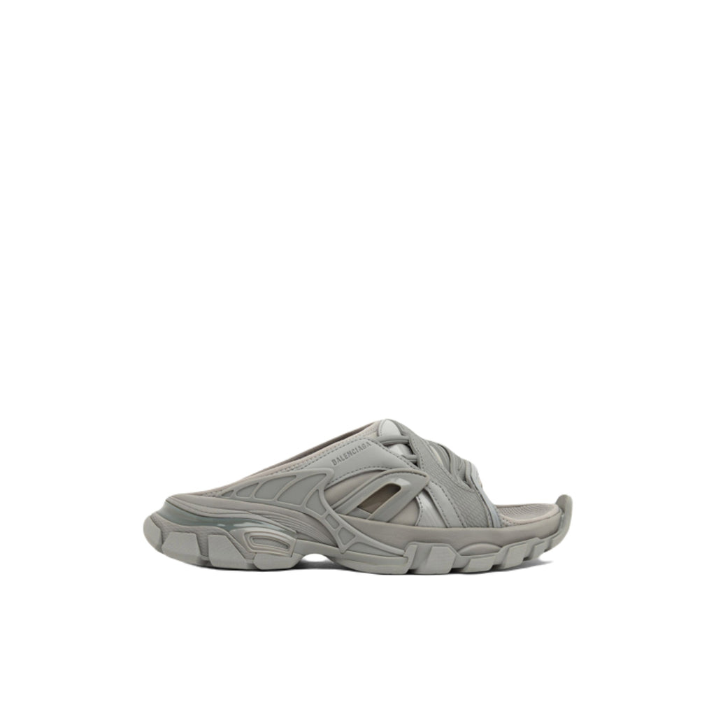 Balenciaga Track Sandal Slides in Grey