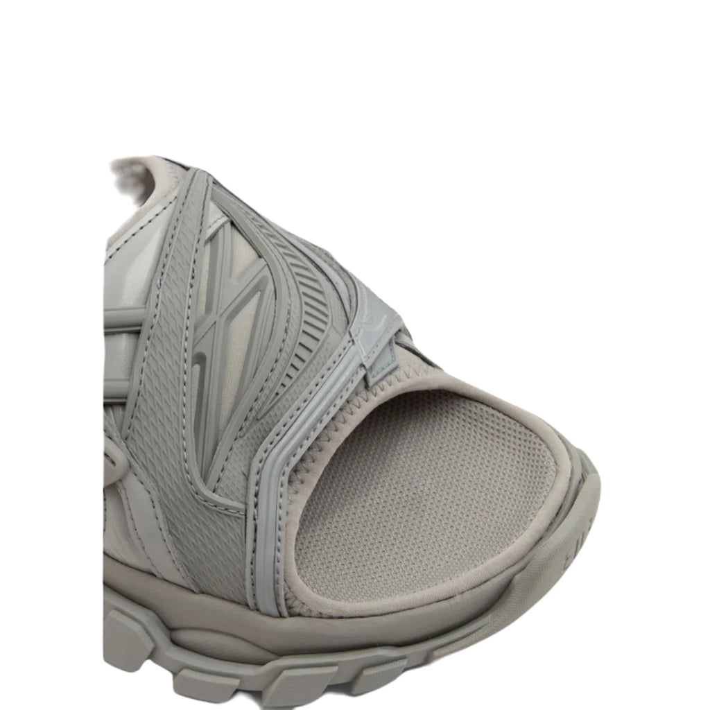 Balenciaga Track Sandal Slides in Grey