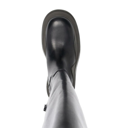Bottega Veneta Ladies Tire Leather Boots