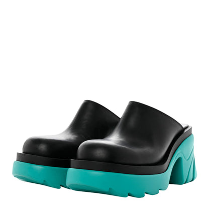 Bottega Veneta Ladies Flash Platform Mules