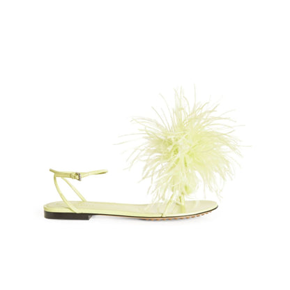 Bottega Veneta Ladies Feather-Embellished Sandals