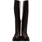 Bottega Veneta Leather Boots in BROWN