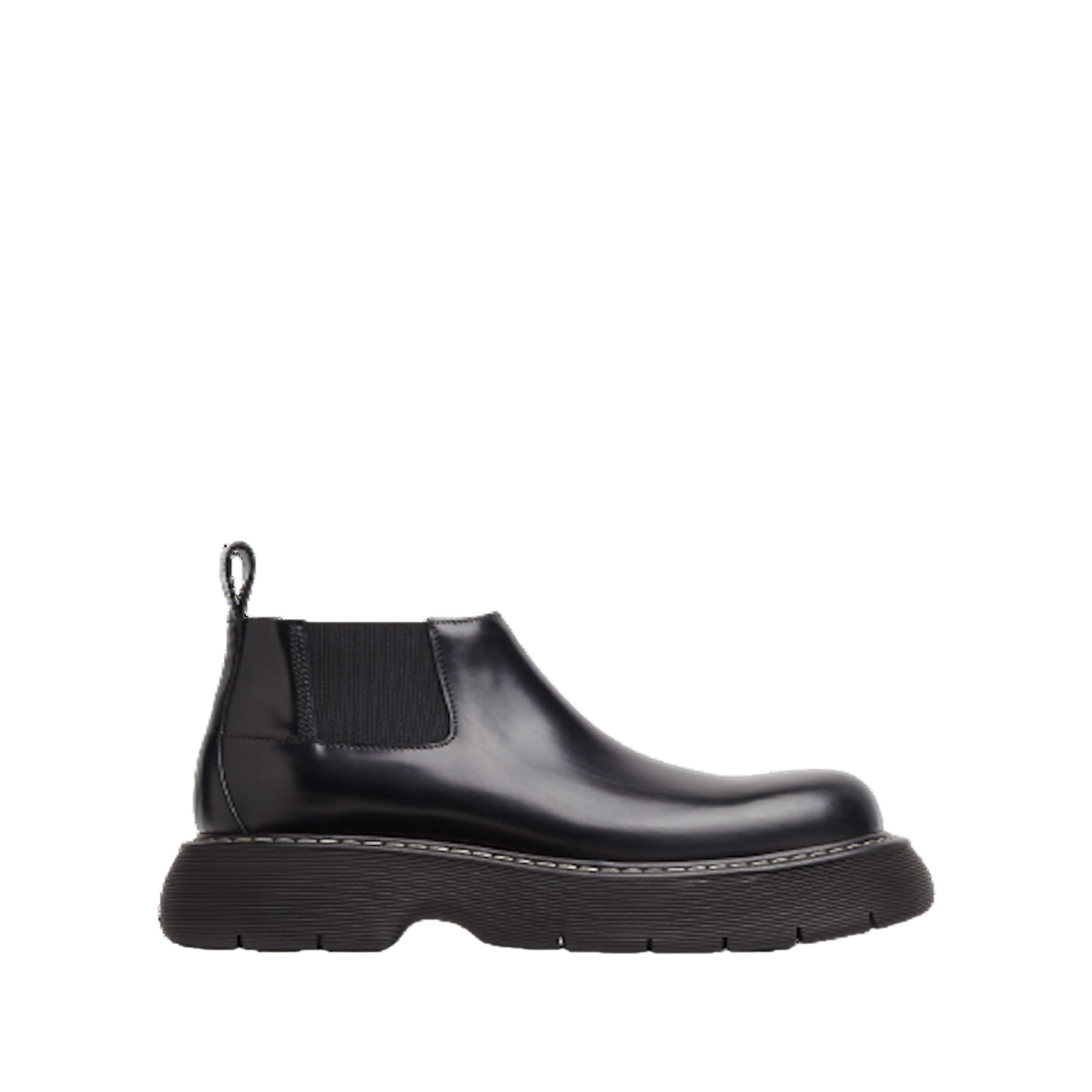 Bottega Veneta Bounce Ankle Boots Black in Black