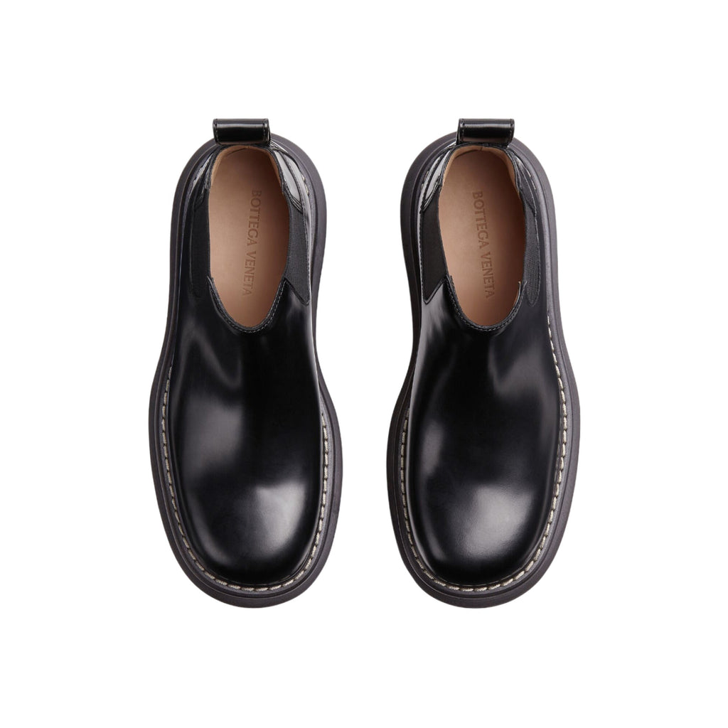 Bottega Veneta Bounce Ankle Boots Black in Black