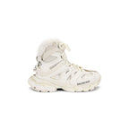 Balenciaga Track Hike Fur-Fur Sneaker Boots