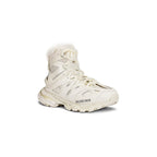 Balenciaga Track Hike Fur-Fur Sneaker Boots