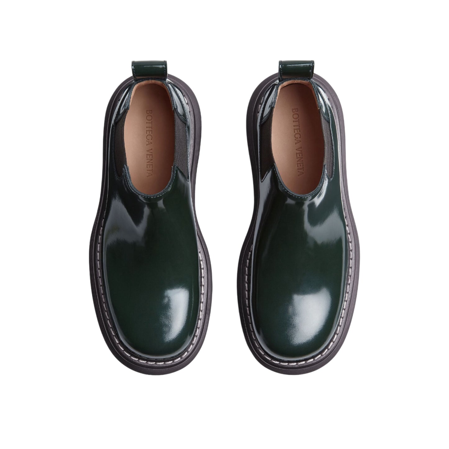 Bottega Veneta Mens Bounce Ankle Boots Green