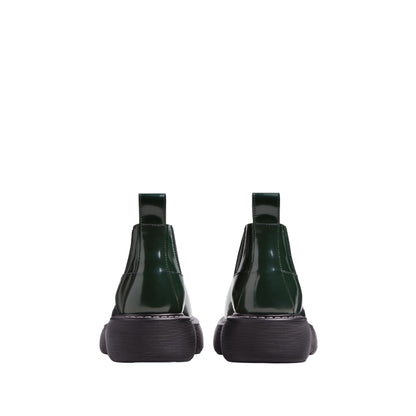 Bottega Veneta Mens Bounce Ankle Boots Green