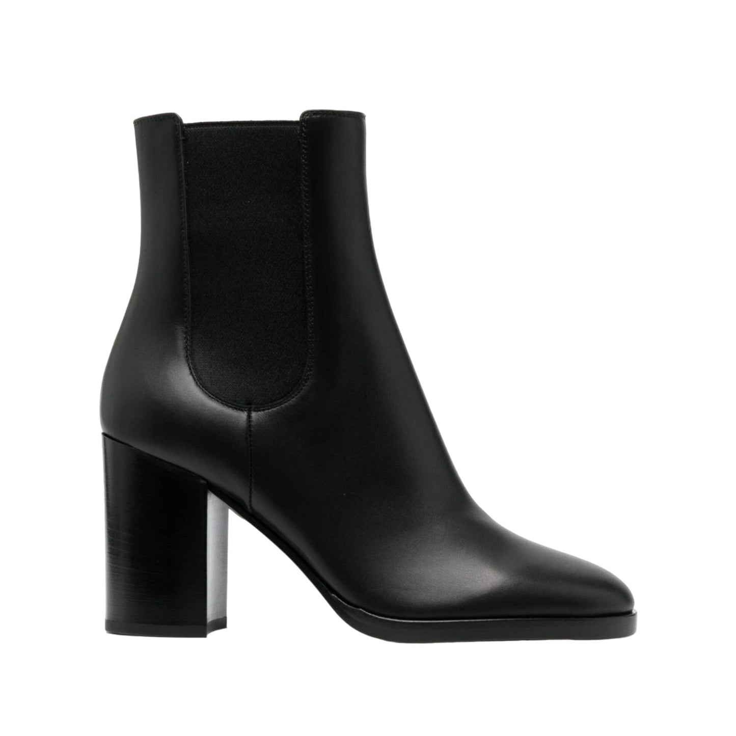 Bottega Veneta Black Heel Leather Storm Chelsea Boot