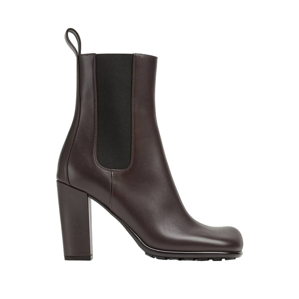 Bottega Veneta Leather Storm Chelsea Boots Brown