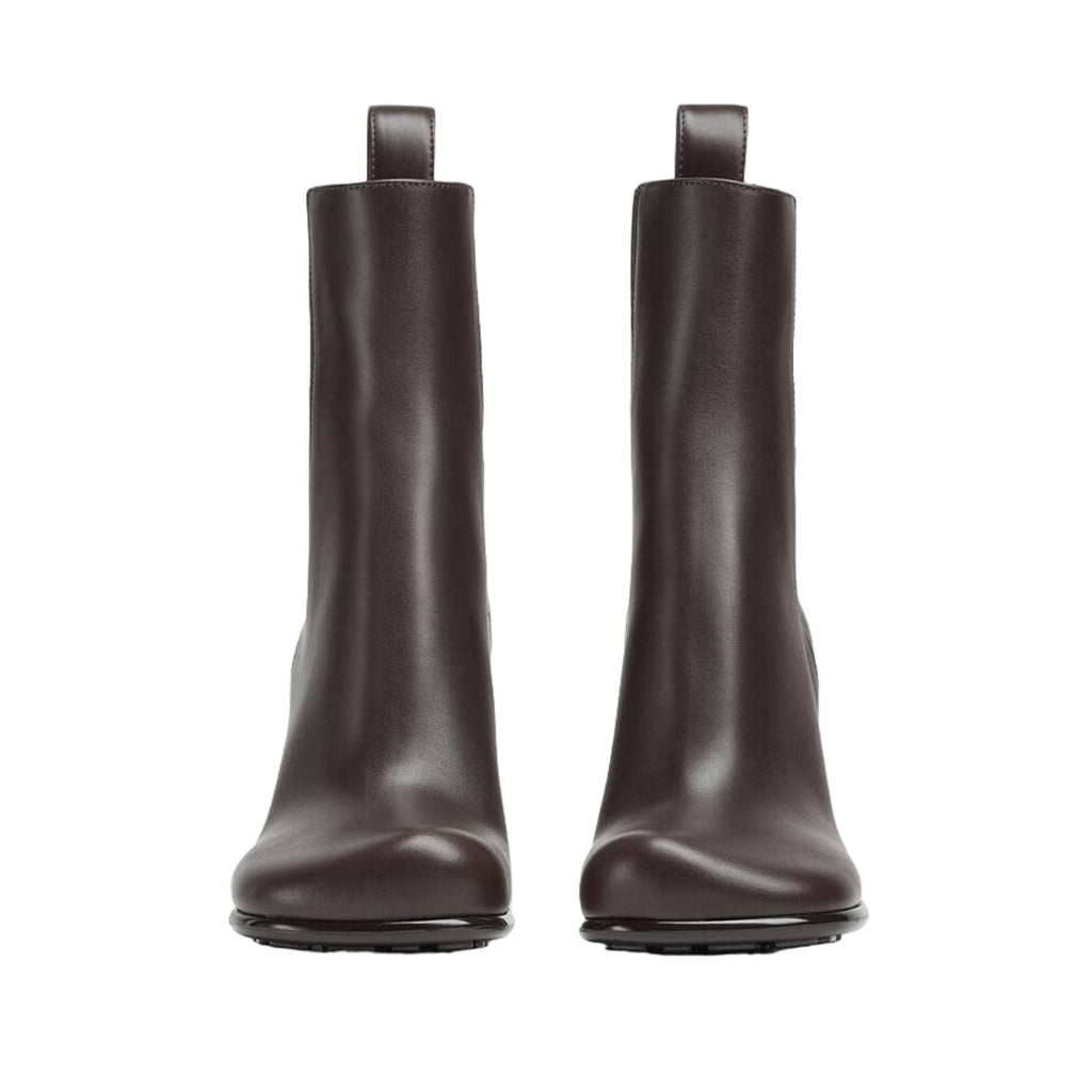 Bottega Veneta Leather Storm Chelsea Boots Brown