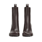 Bottega Veneta Leather Storm Chelsea Boots Brown