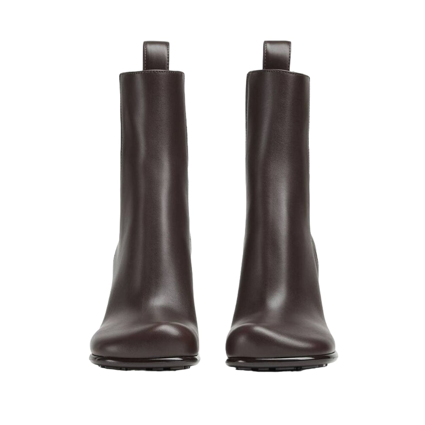 Bottega Veneta Ladies Leather Boots in Brown