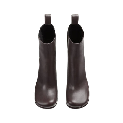 Bottega Veneta Ladies Leather Boots in Brown