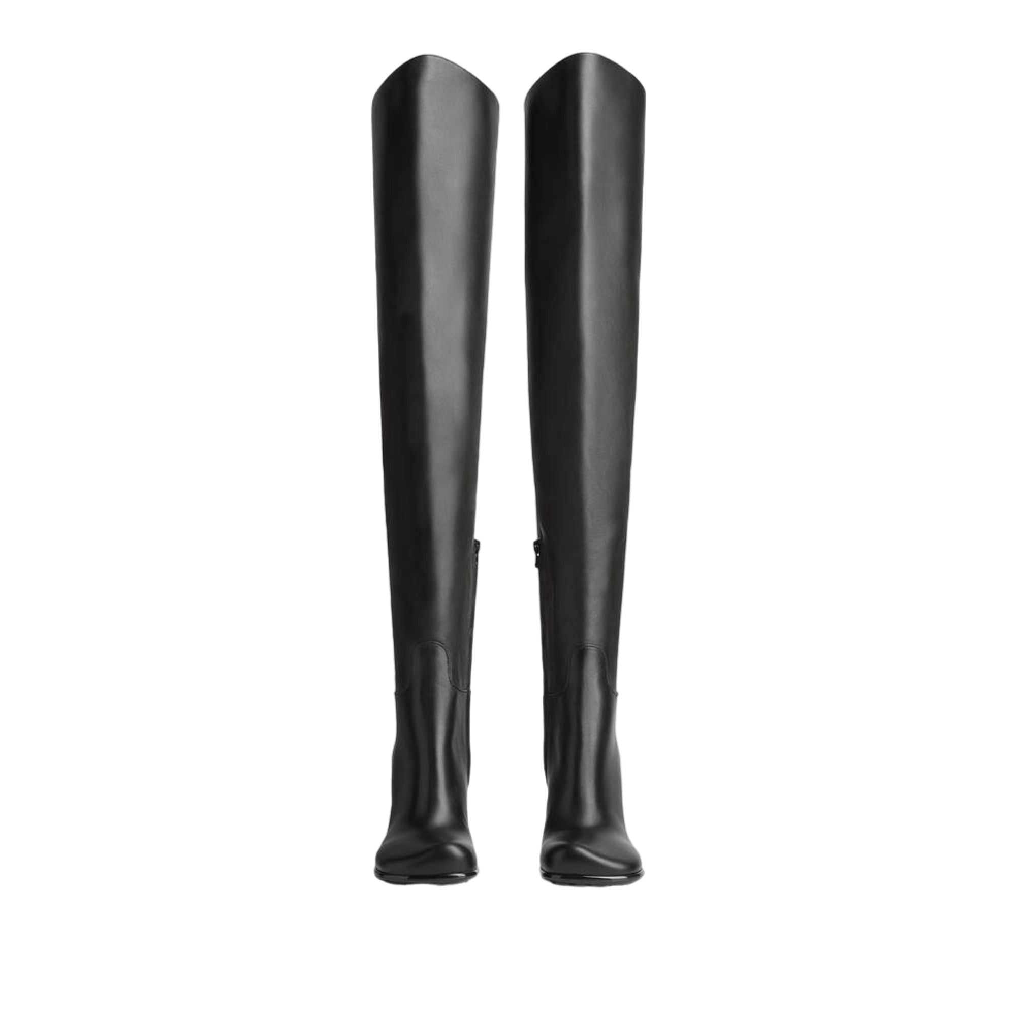 Bottega Veneta Thigh-Length Boots in BLACK