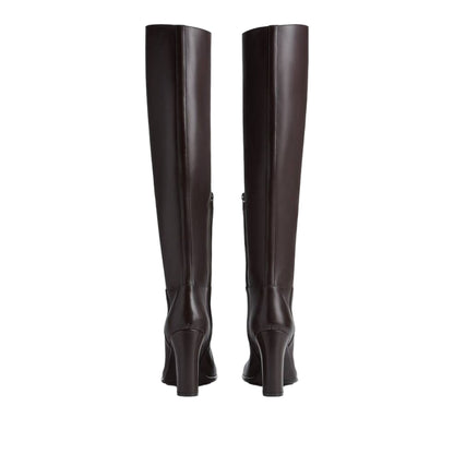 Bottega Veneta Knee high Storm Boots in brown