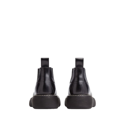 Bottega Veneta Mens Bounce Ankle Boots Black