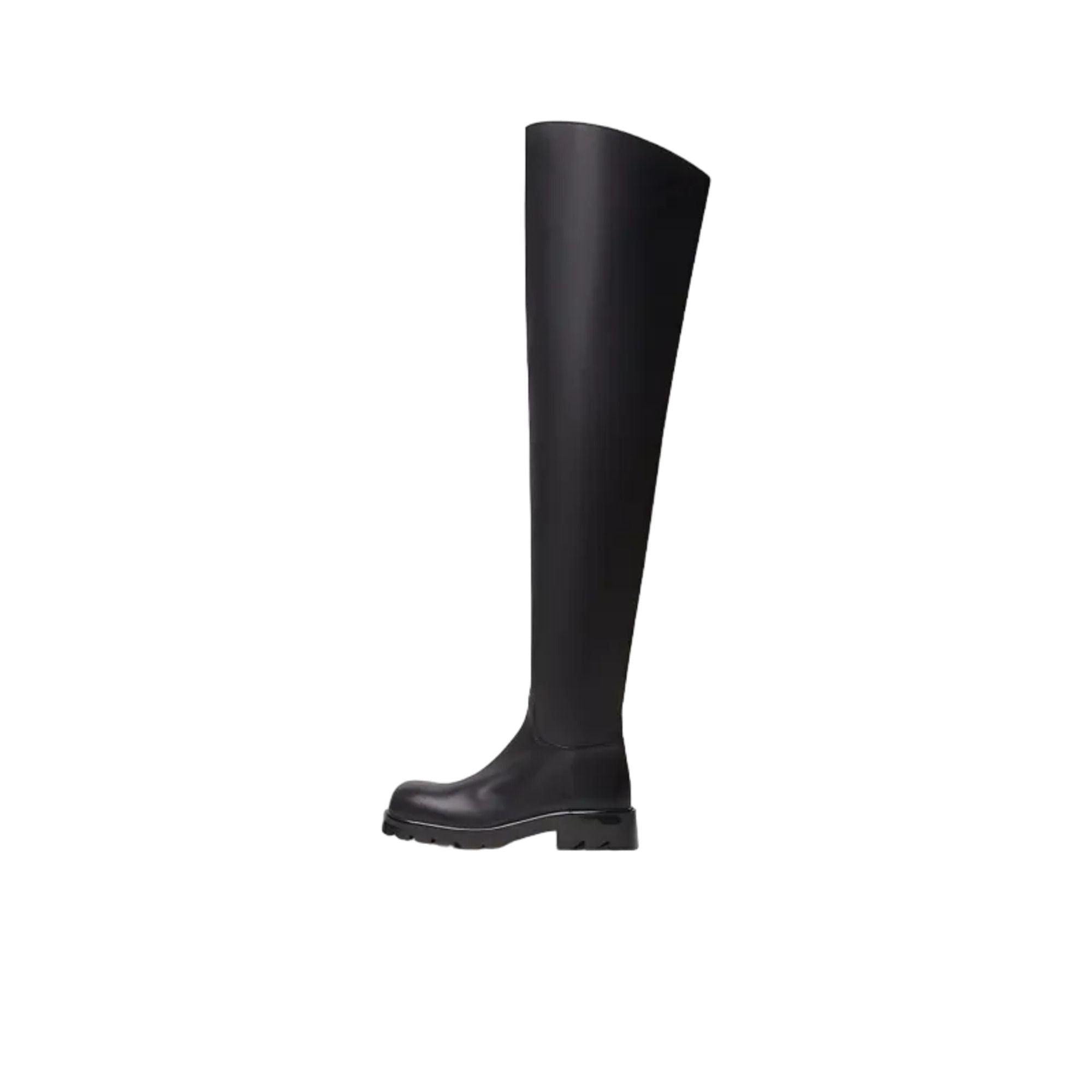 Bottega Veneta Strut Over-The-Knee Boots in BLACK