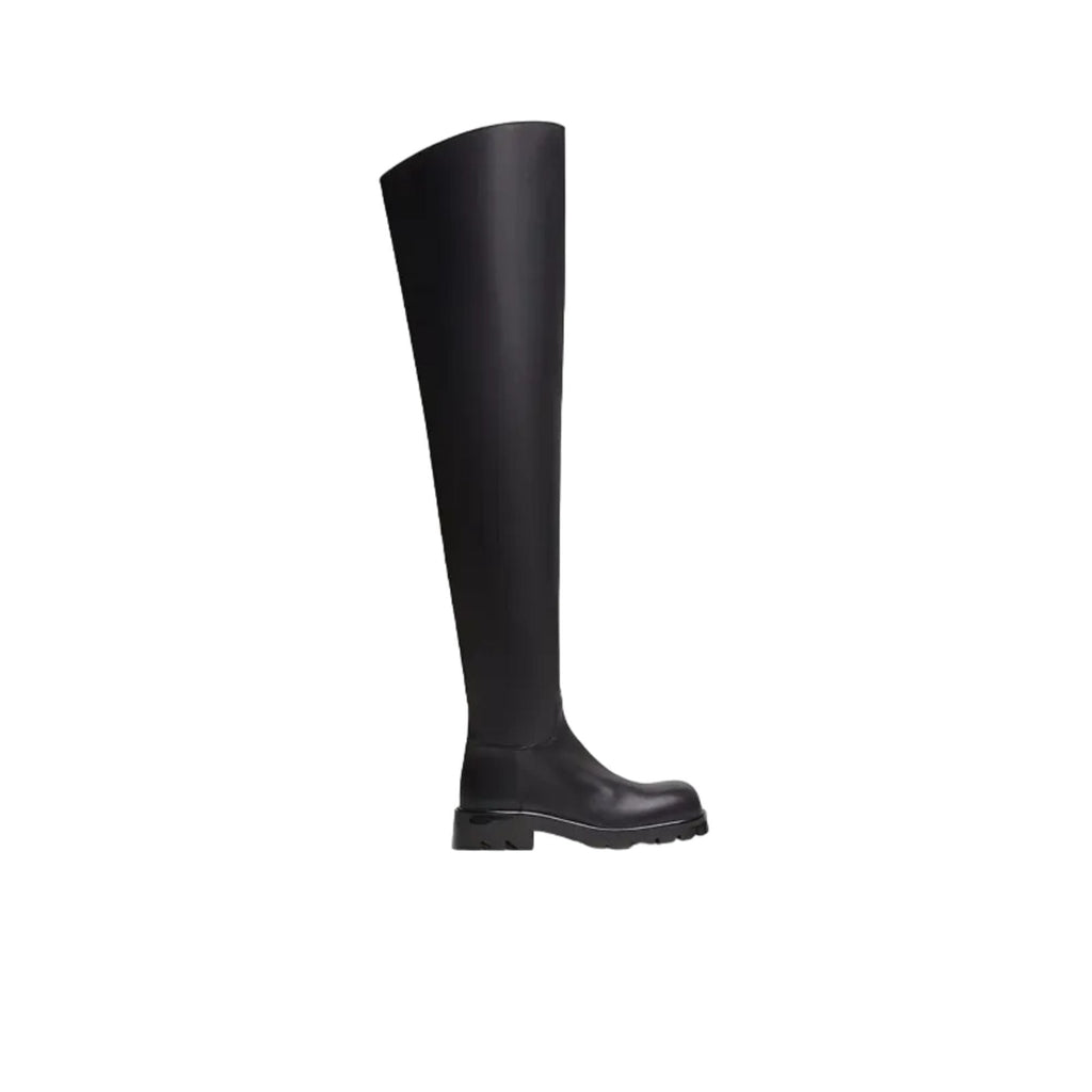 Bottega Veneta Strut Over-The-Knee Boots in BLACK