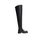 Bottega Veneta Strut Over-The-Knee Boots in BLACK