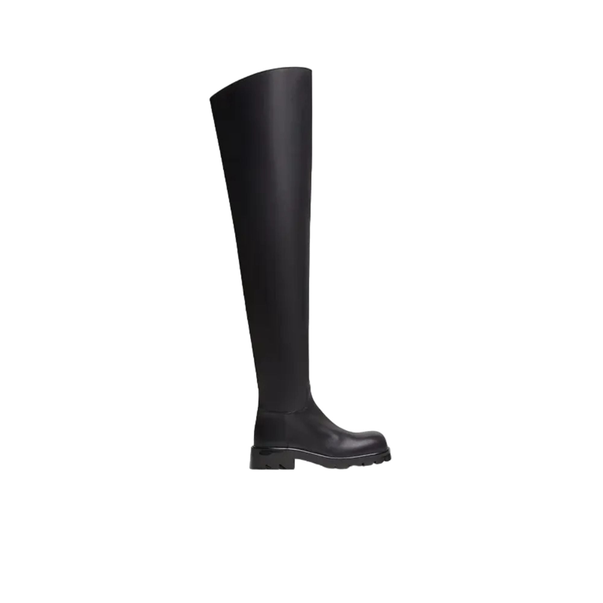 Bottega Veneta Strut Over-The-Knee Boots in BLACK