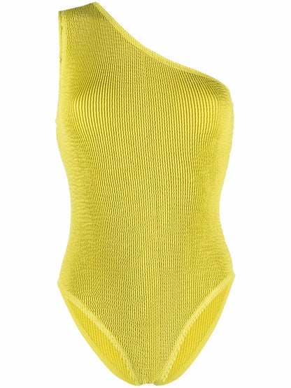 Bottega Veneta Ladies Plissé One-Shoulder Swimsuit