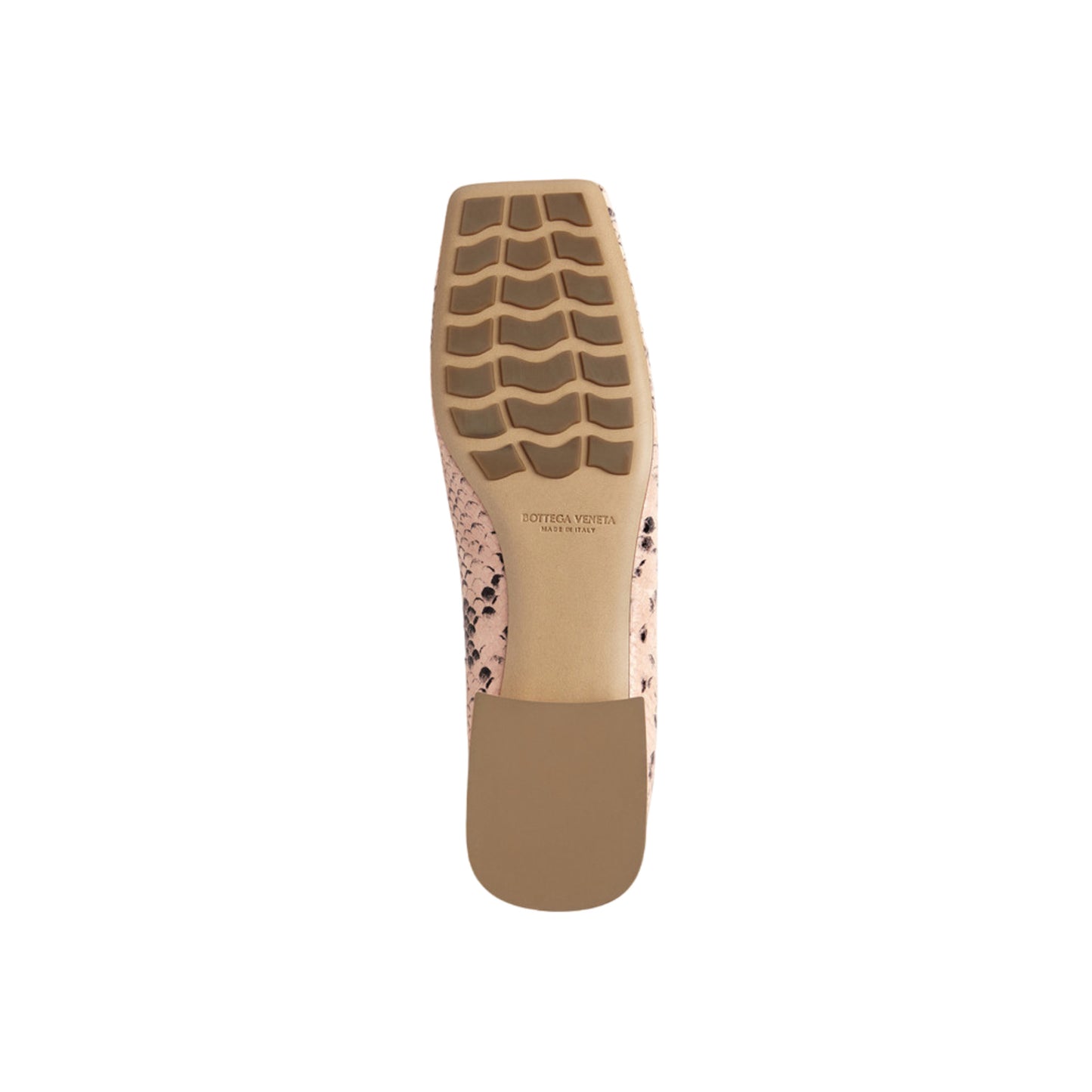 Bottega Veneta Ladies Tower Python-Print Ballerina Shoes