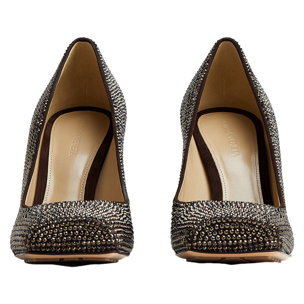 Bottega Veneta 100Mm Tower Pumps in BROWN