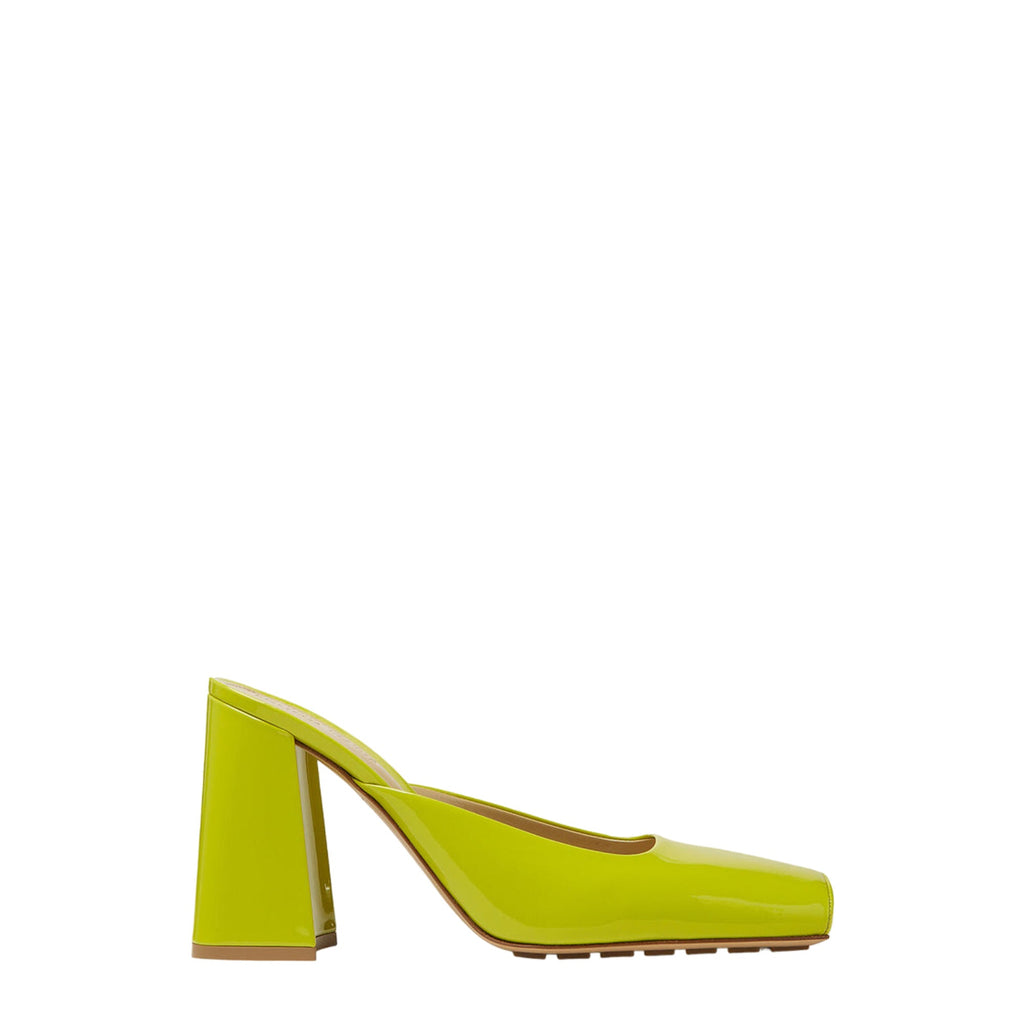 Bottega Veneta 100Mm Tower Mules in GREEN