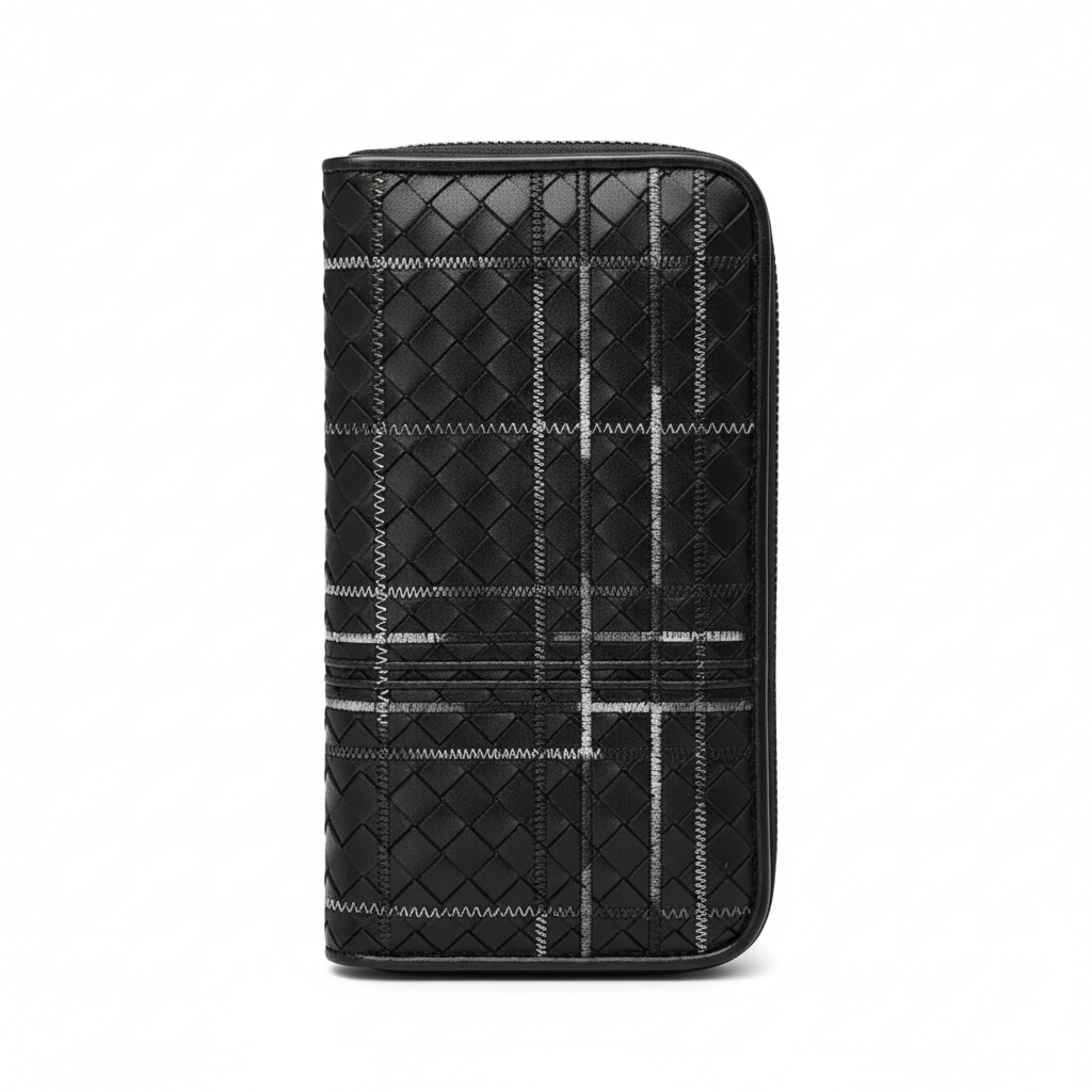 Bottega Veneta Metropolis Intrecciato Leather Continental Zip Wallet