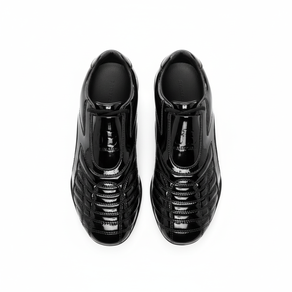 Balenciaga Zen Sneakers 'Patent Black' in Black