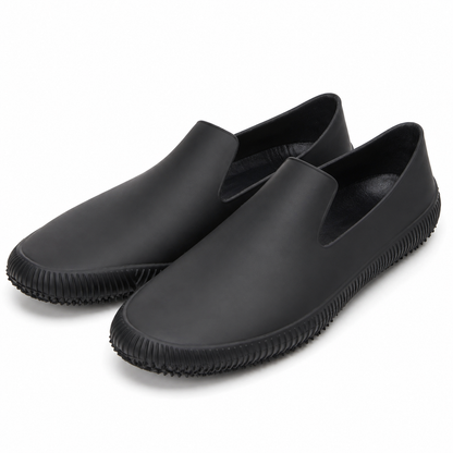 Bottega Veneta Ladies Matte Rubber Slip-on Drivers