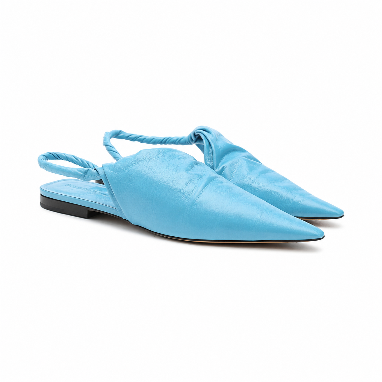 Bottega Veneta Ladies Leather Ballerina Shoes