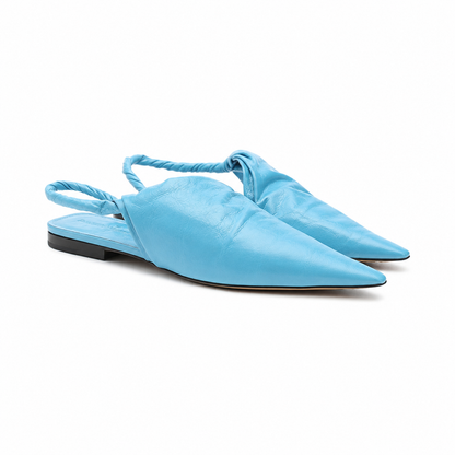 Bottega Veneta Ladies Leather Ballerina Shoes