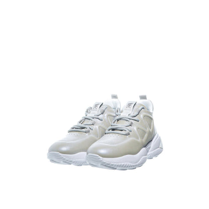 Hogan Ladies Silver Tone Sneakers