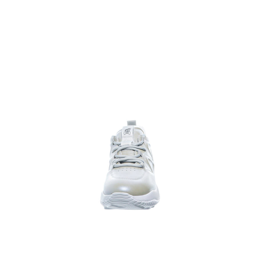 Hogan Ladies Silver Tone Sneakers